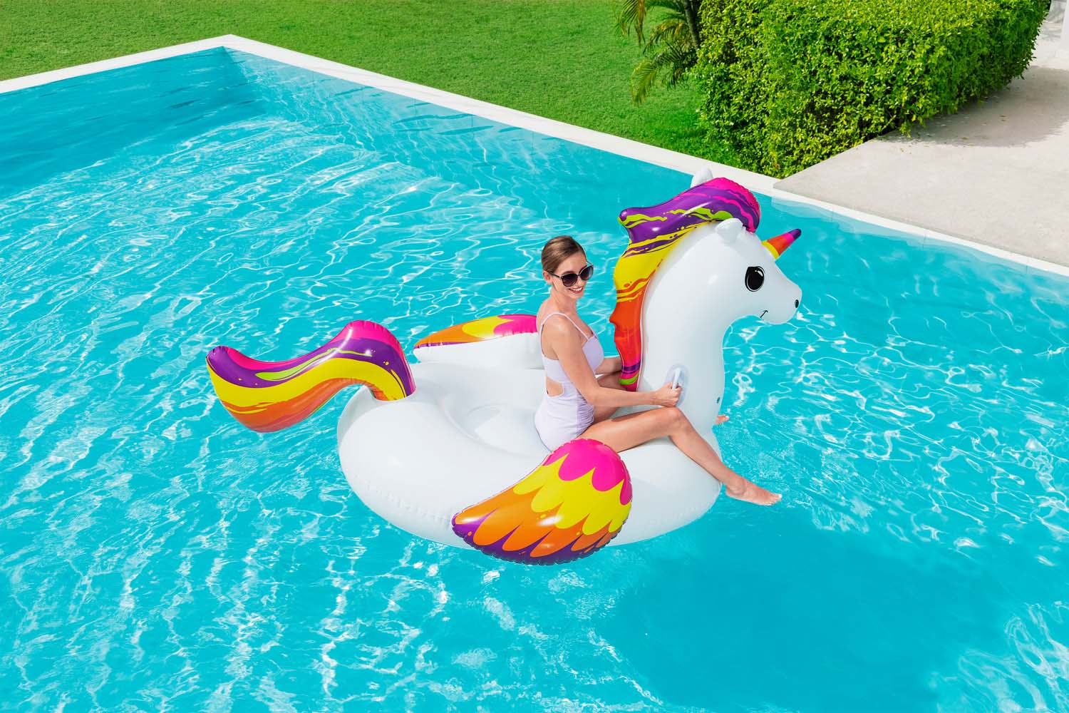 Schwimmtier Einhorn 224 x 164 cm