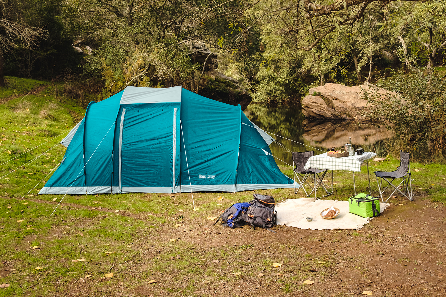 6 Personen Zelt Family Ground 6 490 x 280 x 200 cm