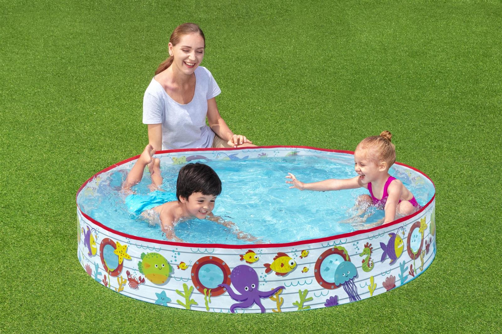 Fill 'N Fun Planschbecken Unterwasserwelt Ø 152 x 25 cm