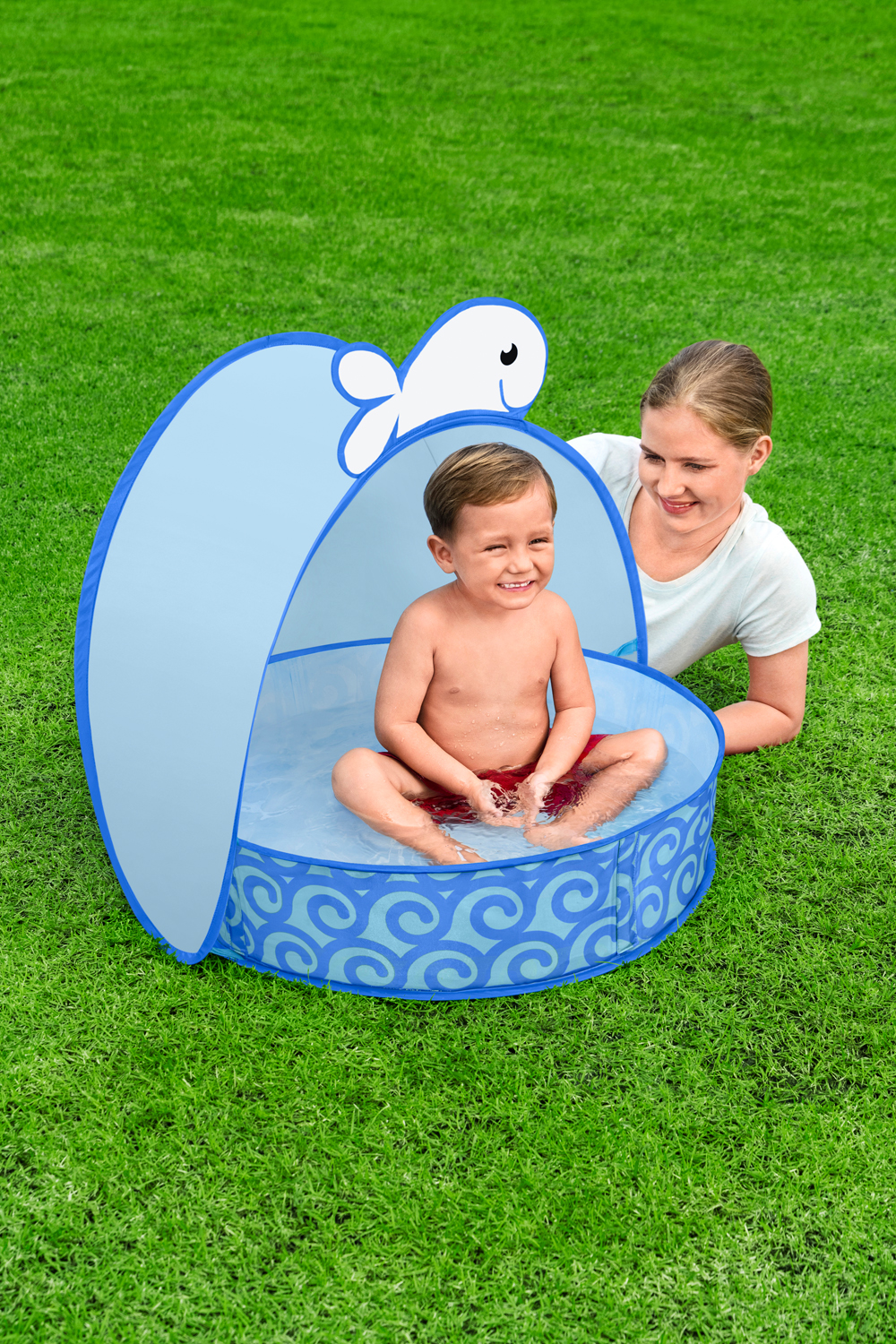 Pop-Up n' Splash™ Planschbecken mit Sonnenschutzdach 78 x 68 x 60 cm