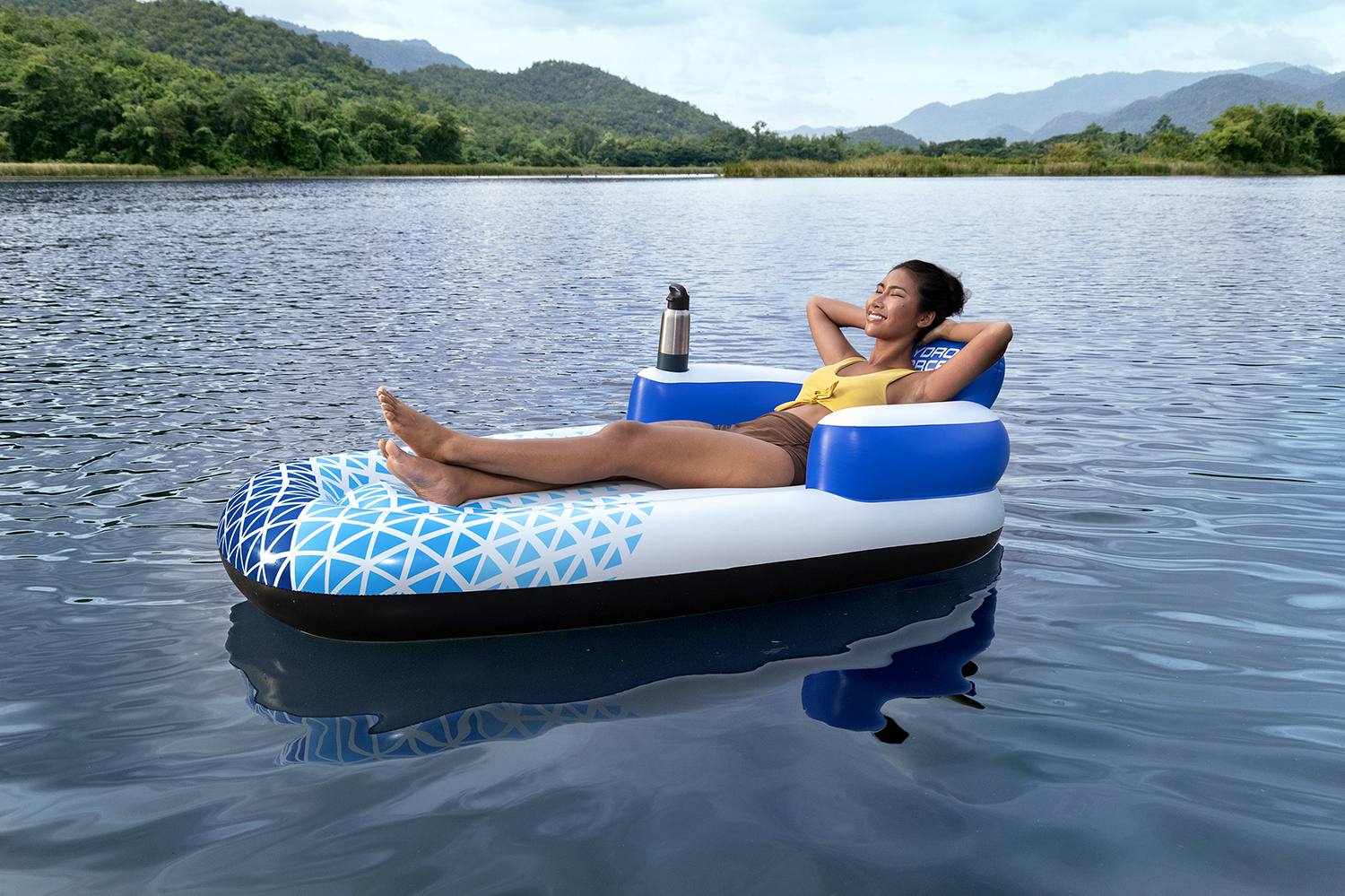 Hydro-Force™ Poolliege Indigo Wave™ 191 x 107 cm
