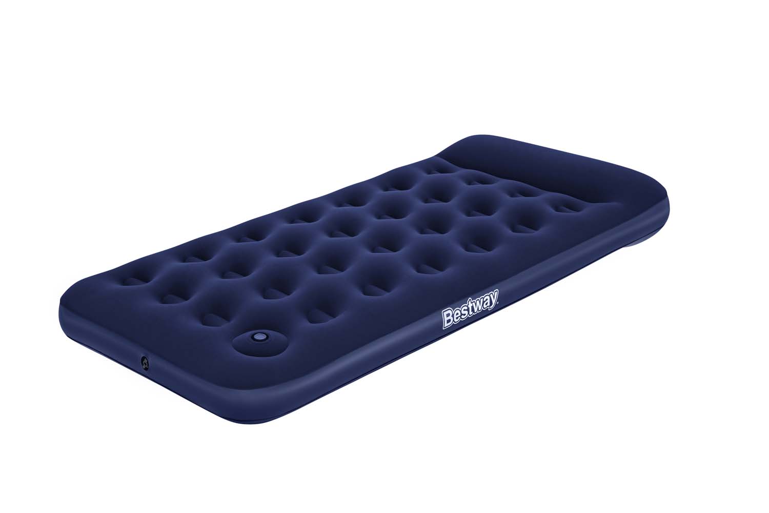 Single-Luftbett mit integrierter Fußpumpe 188 x 99 x 28 cm