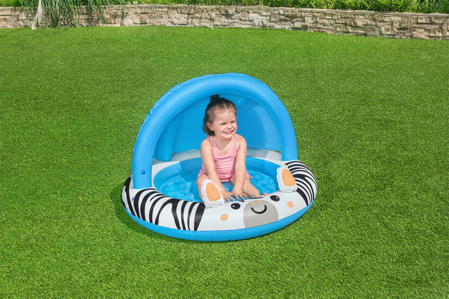 Safari Sun™ Planschbecken mit Sonnenschutzdach Ø 97 x 66 cm, rund