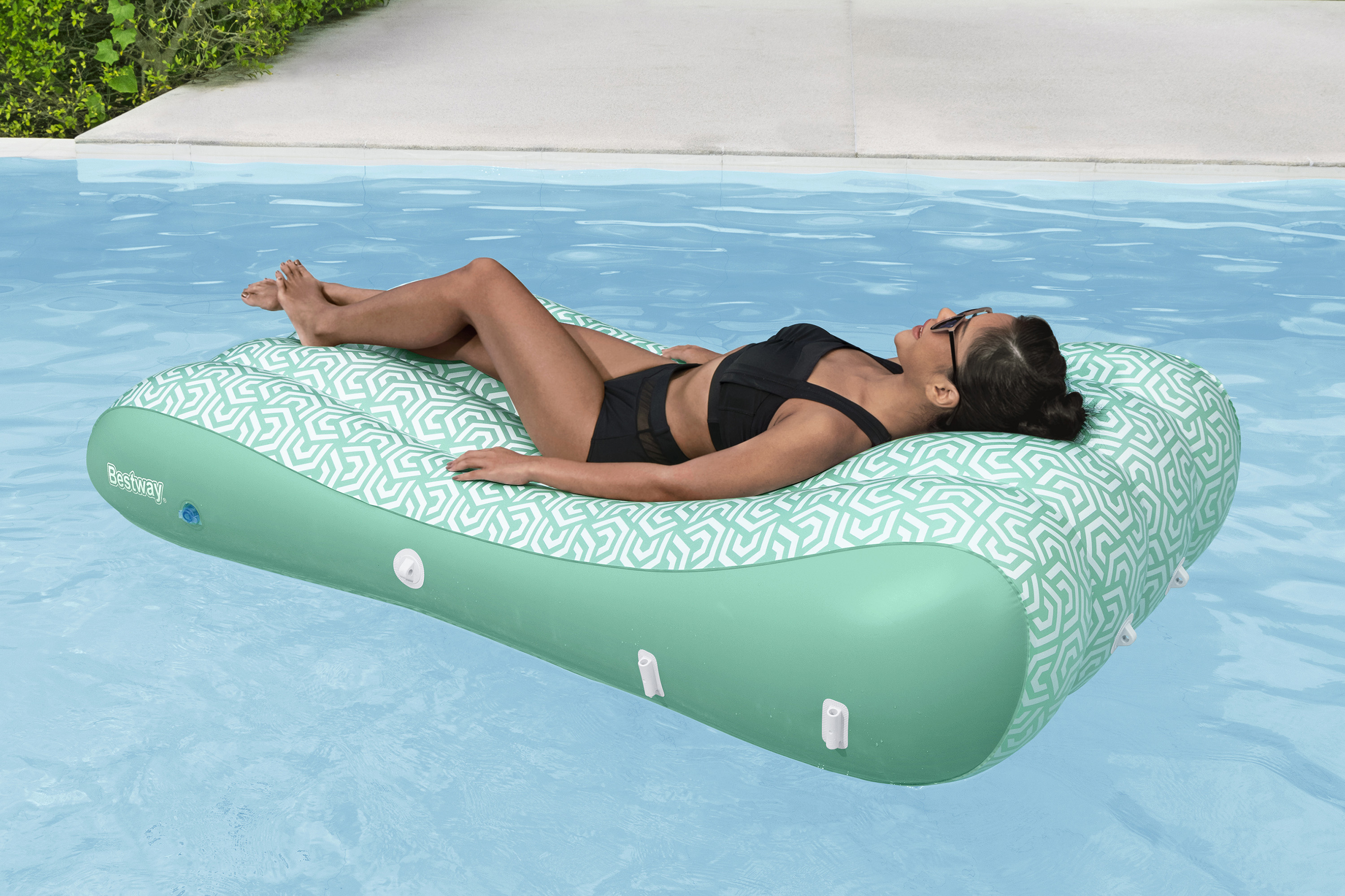 Luftmatratze Comfy Chill™ mit Sonnenschutzdach 175 x 94 x 40 cm