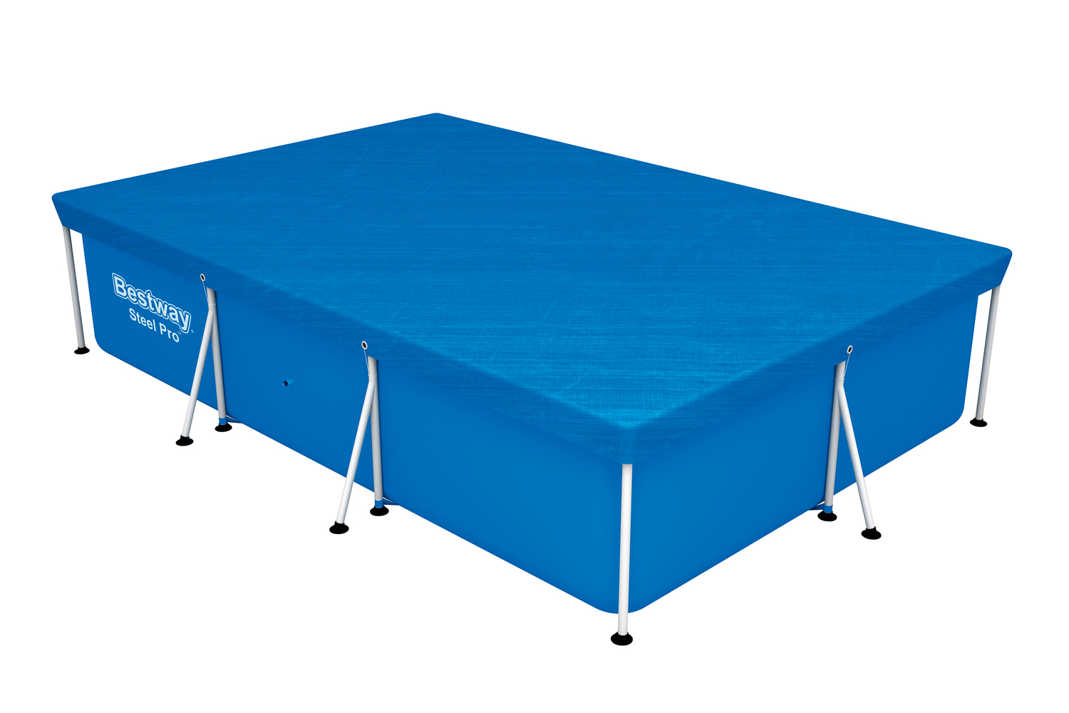 PE-Abdeckplane 304 x 205 cm, blau, eckig