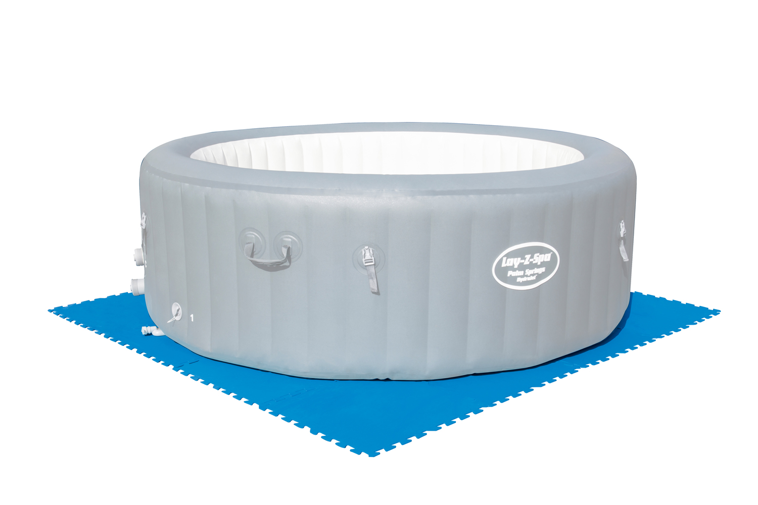 Pool-Bodenschutzfliesen Set 9 Stück á 50 x 50 cm, blau