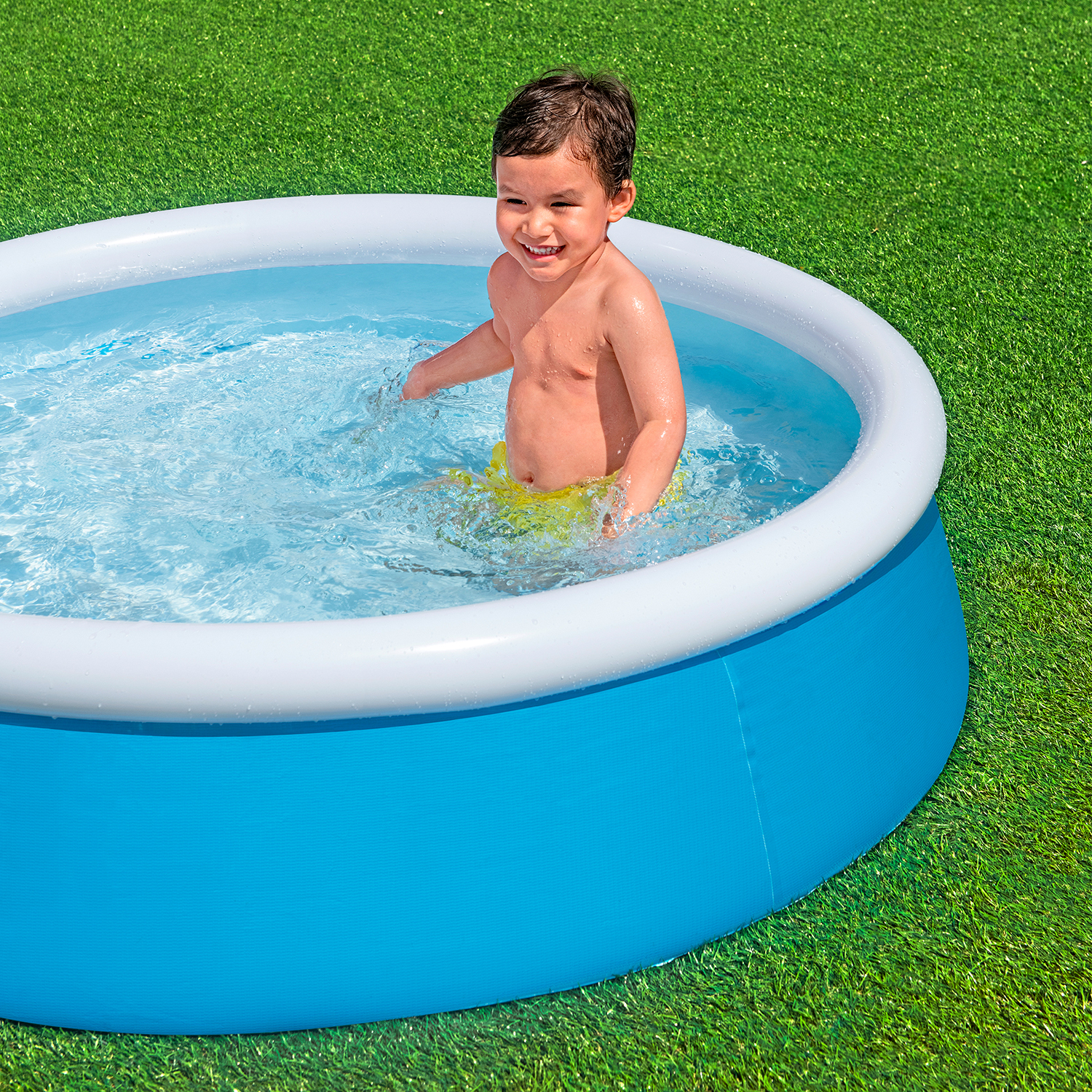 My First Fast Set Aufstellpool Ø 152 x 38 cm, blau, rund My First Fast Set Aufstellpool Ø 152 x 38 cm, blau, rund