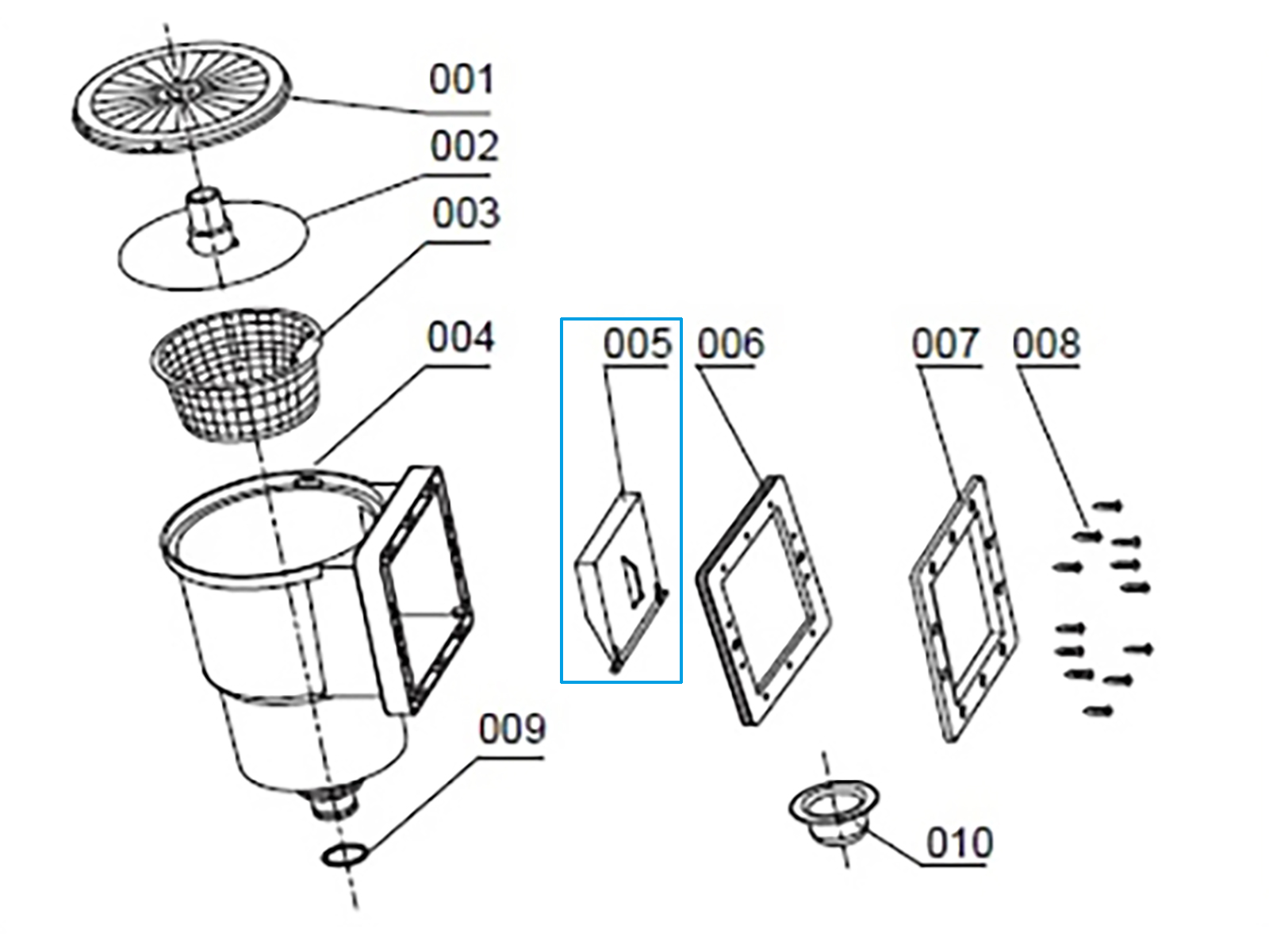 Bestway® Spare Part Skimmer board (brown) for various Hydrium™ steel wall pools, round and oval Bestway® Spare Part Skimmer board (brown) for various Hydrium™ steel wall pools, round and oval