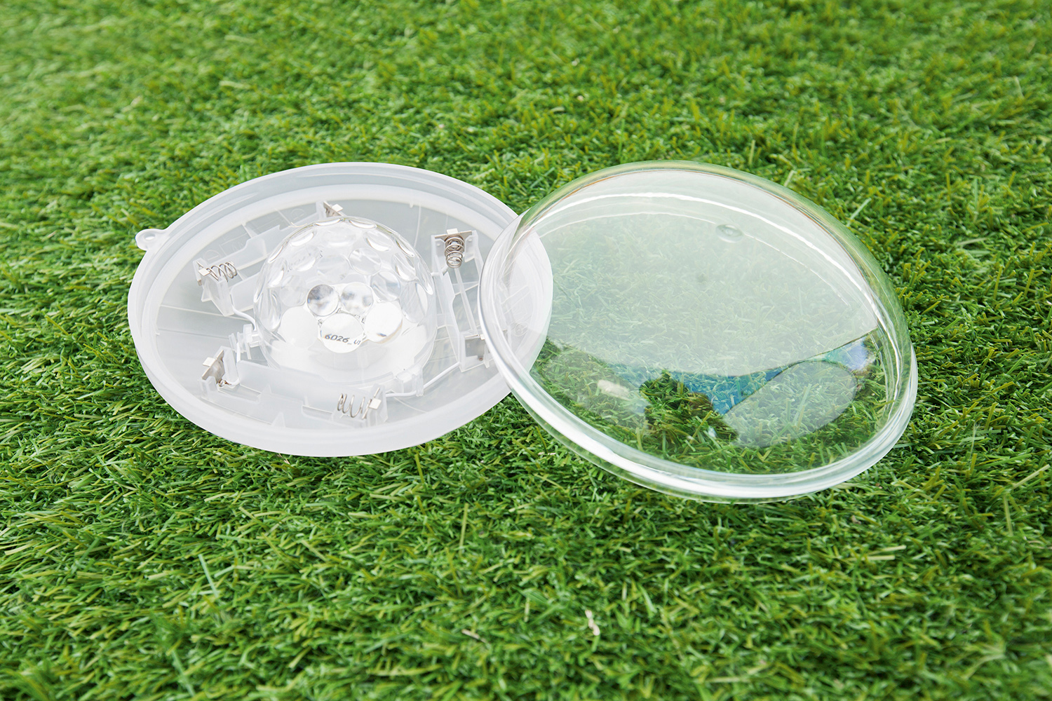 batteriebetriebene, schwimmende LED Leuchte, Ø 14 cm
