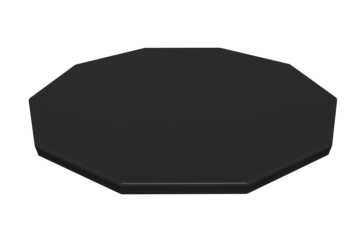 Flowclear™ PVC-Abdeckplane Ø 305 cm, schwarz, rund