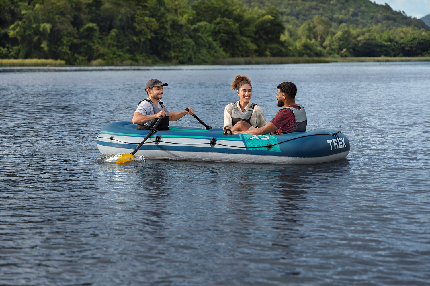 Hydro Force® Schlauchboot-Set Trek™ X3 294 x 137 x 39 cm