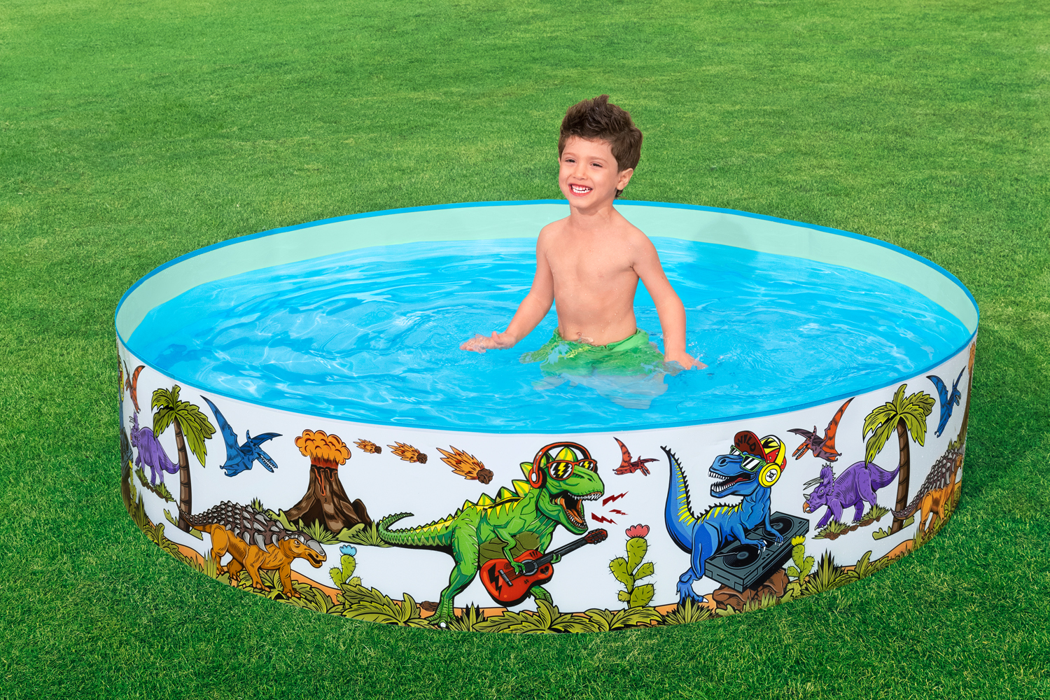 Fill 'n Fun™ Planschbecken Dinosaurier, Ø 183 x 38 cm