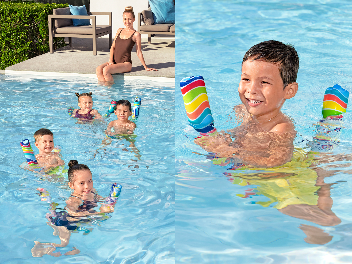 Poolnudeln  Summer Soirée 6,4 x 122 cm, sortiert Poolnudeln  Summer Soirée 6,4 x 122 cm, sortiert