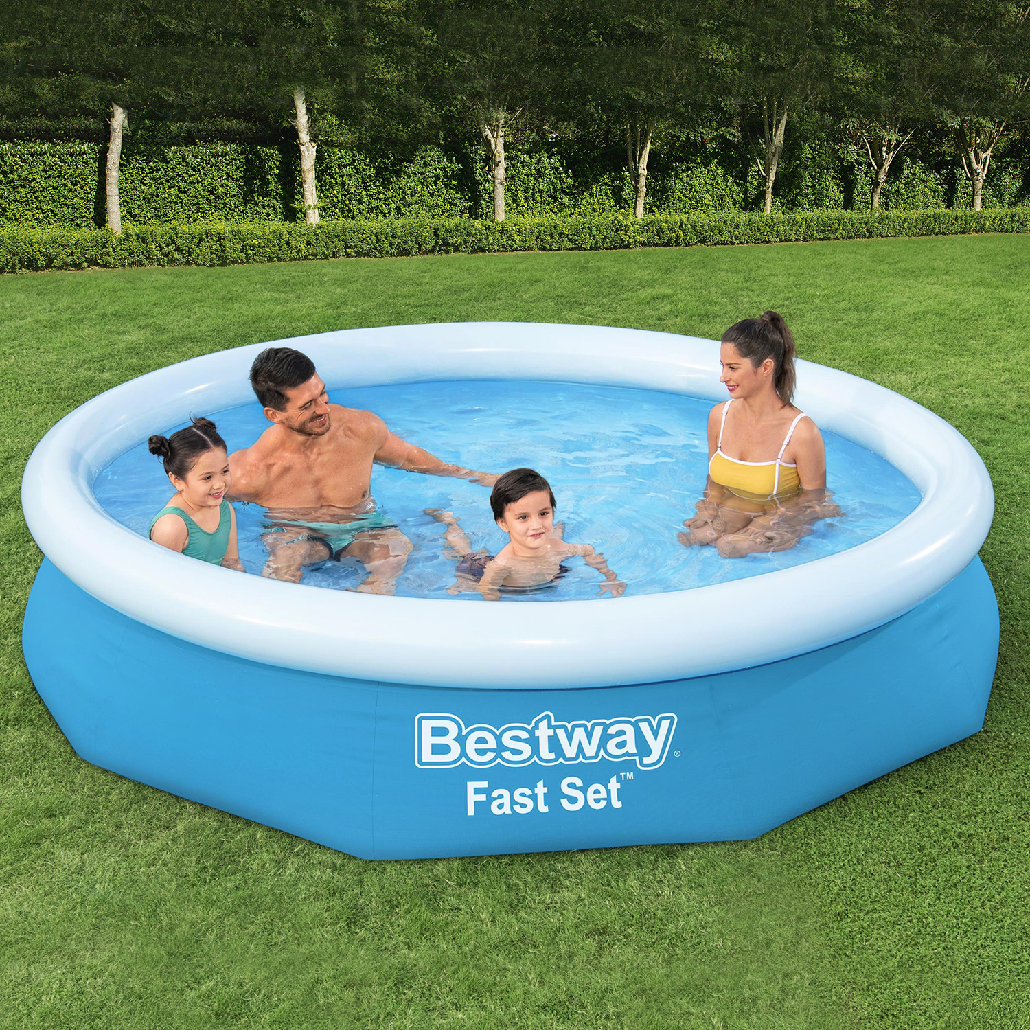 Fast Set™ Aufstellpool ohne Pumpe Ø 305 x 66 cm, blau, rund
