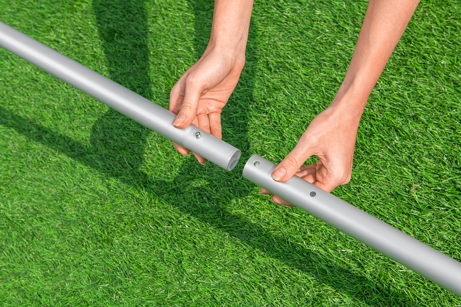 3-teilige Teleskopstange für Reinigungszubehör, 457 cm