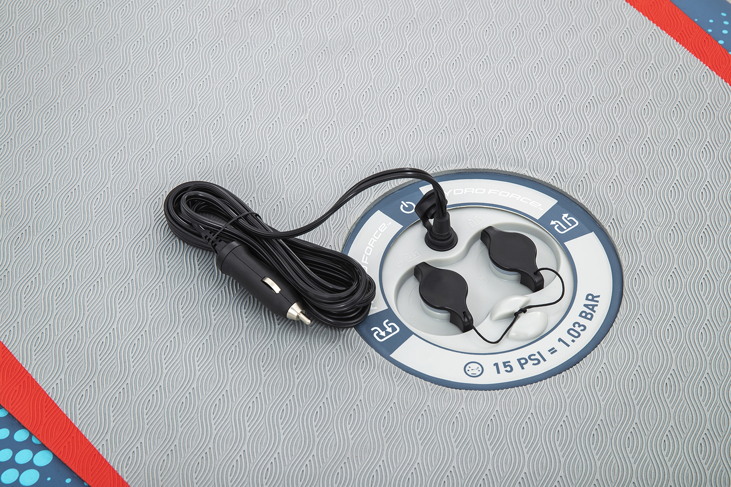 Hydro Force® SUP Allround Board-Set Oceana™ Compactair™ mit integrierter Elektropumpe 305 x 84 x 15 cm Hydro Force® SUP Allround Board-Set Oceana™ Compactair™ mit integrierter Elektropumpe 305 x 84 x 15 cm