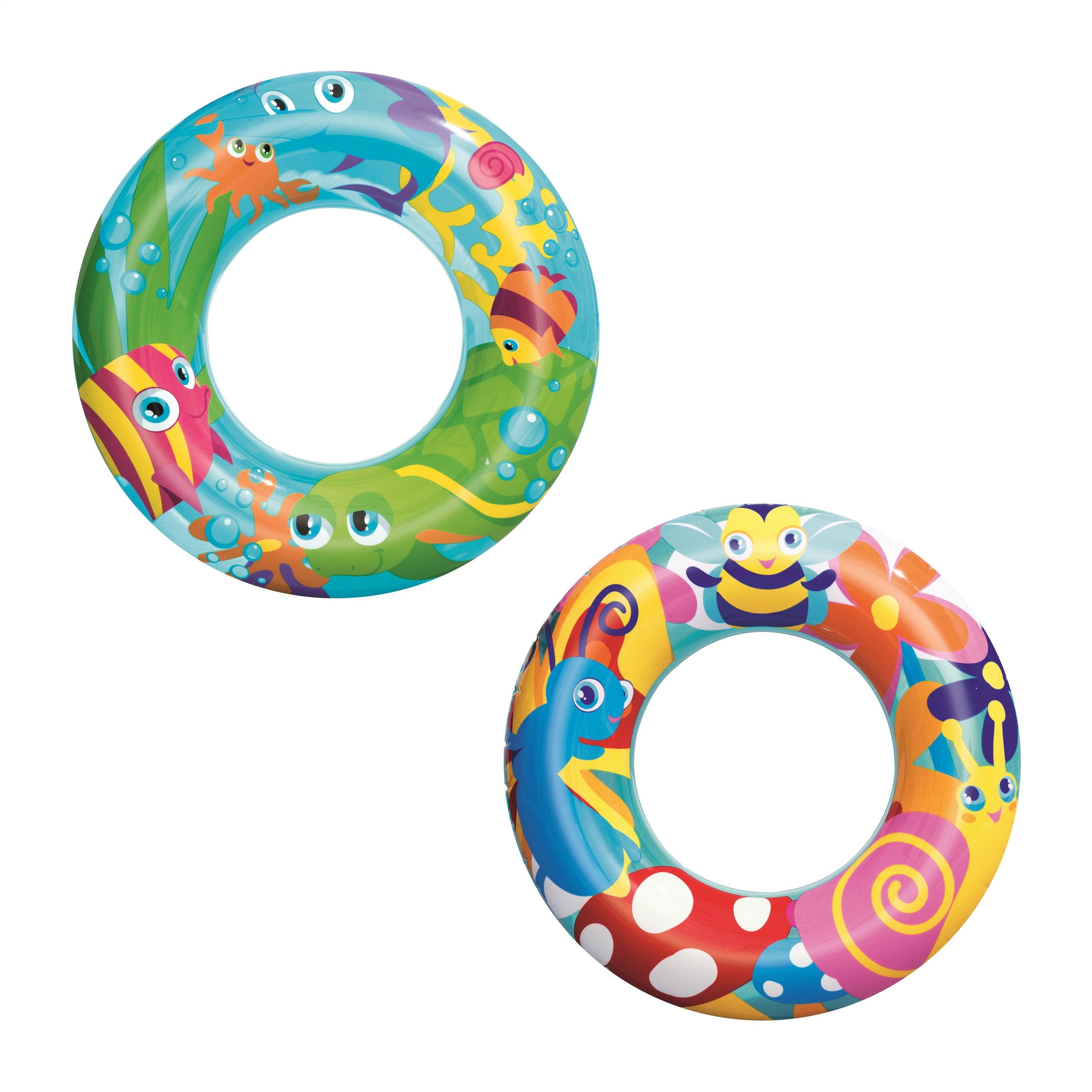 Bestway® ?22"/?56cm Designer Swim Ring