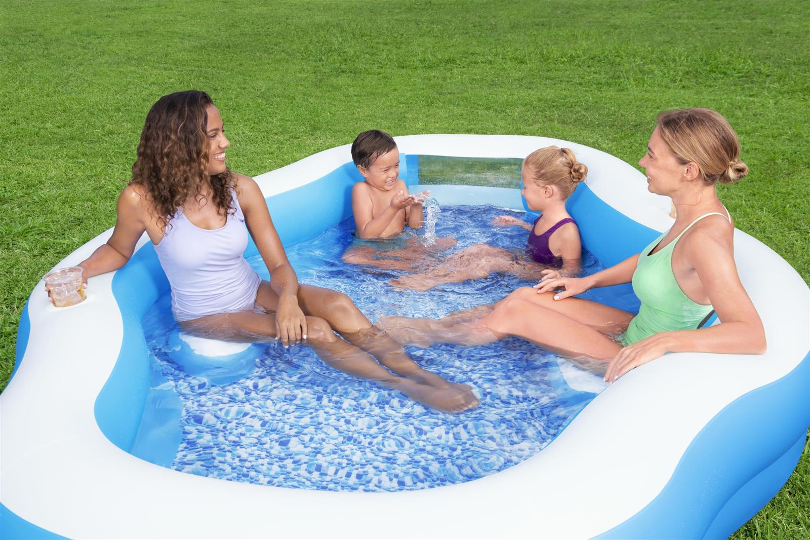 Splash View™ Family Pool mit Seitenfenster 270 x 198 x 51 cm