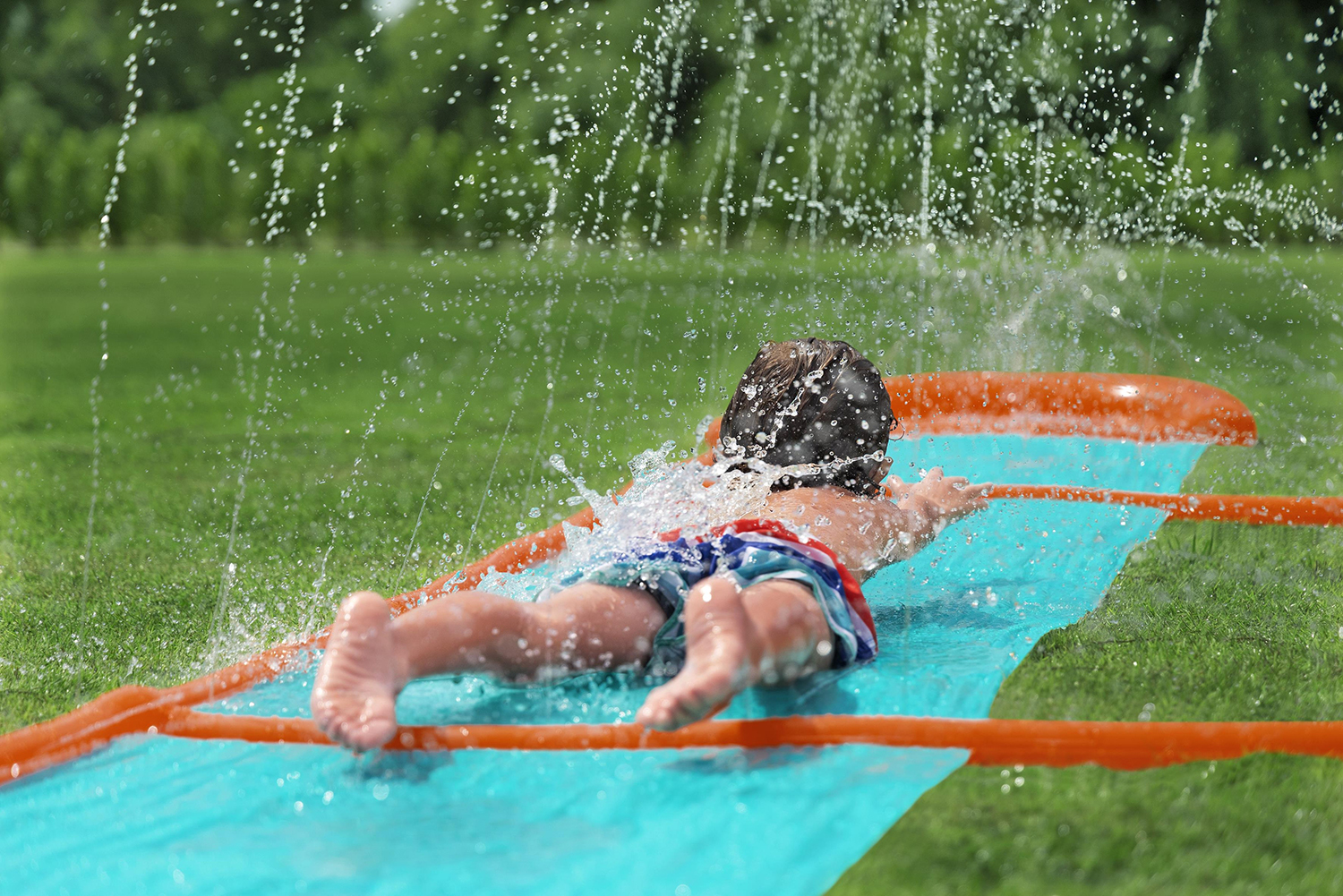 H2OGO!® Wasserrutsche Fontäne 488 x 129 cm