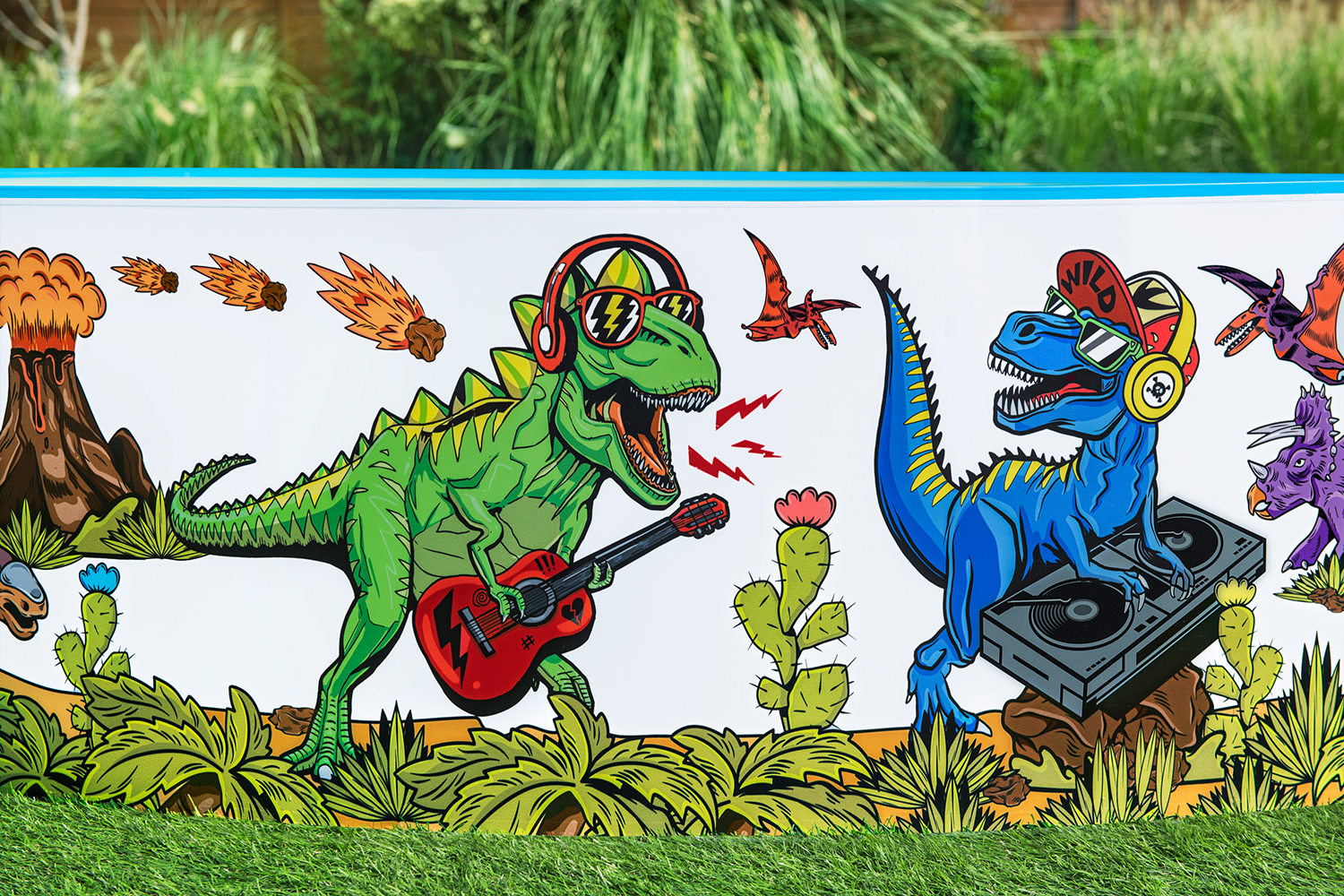 Fill 'N Fun™ Planschbecken Dinosaurier, Ø 244 x 46 cm