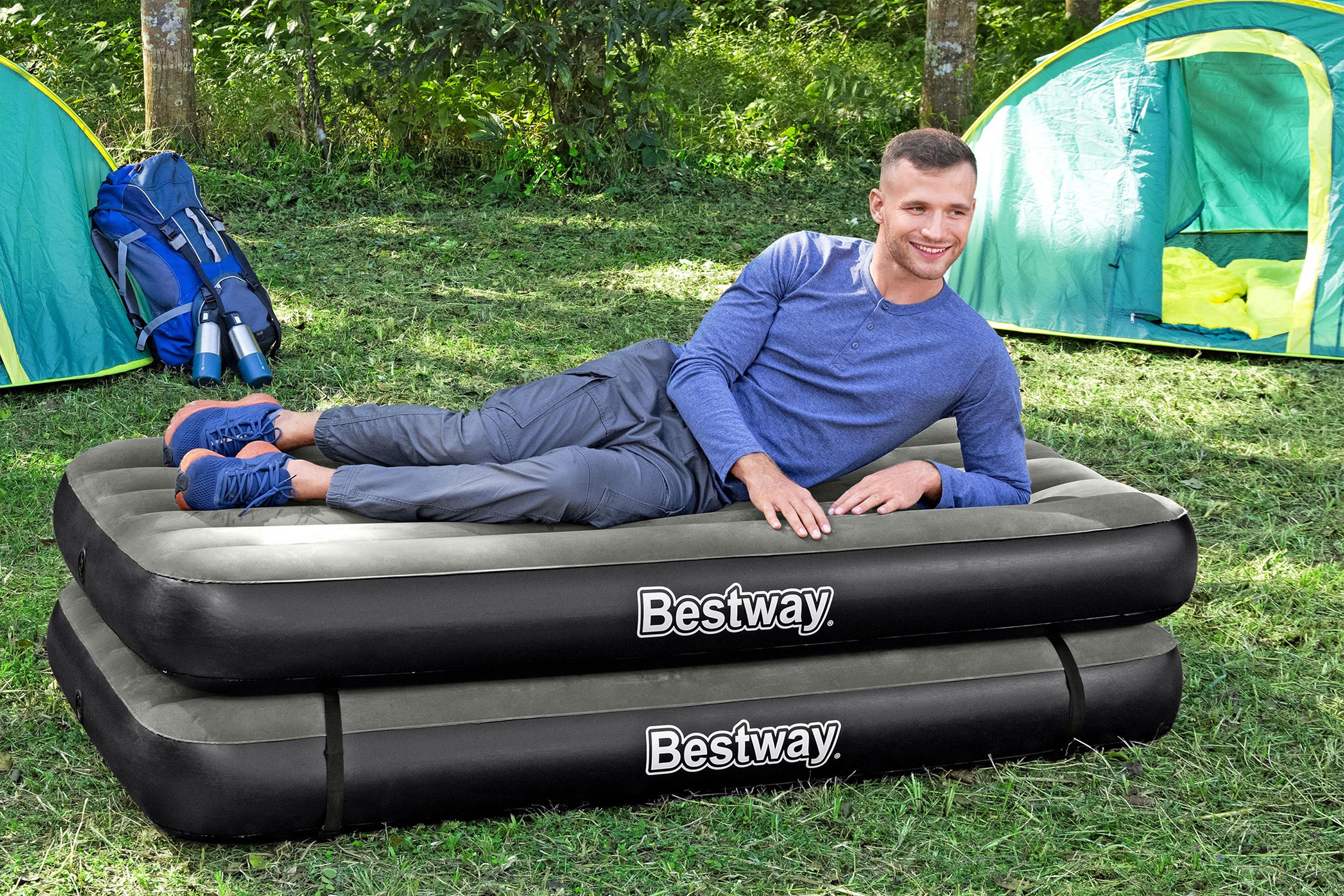 TriTech® 3-in-1-Luftbett Connect and Rest™ 188 x 99 x 25 cm