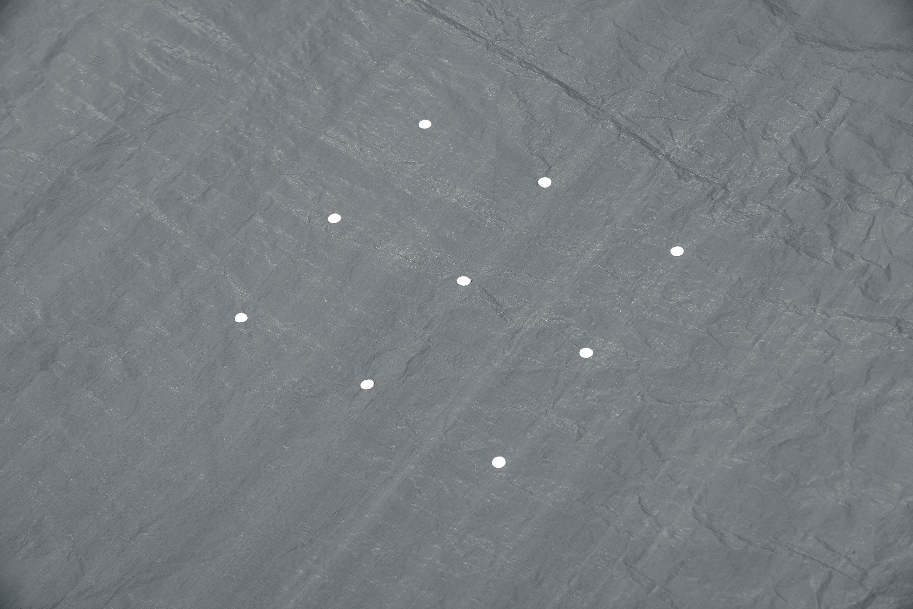 Winterfeste Premium Abdeckplane Ø 671 cm, grau, rund