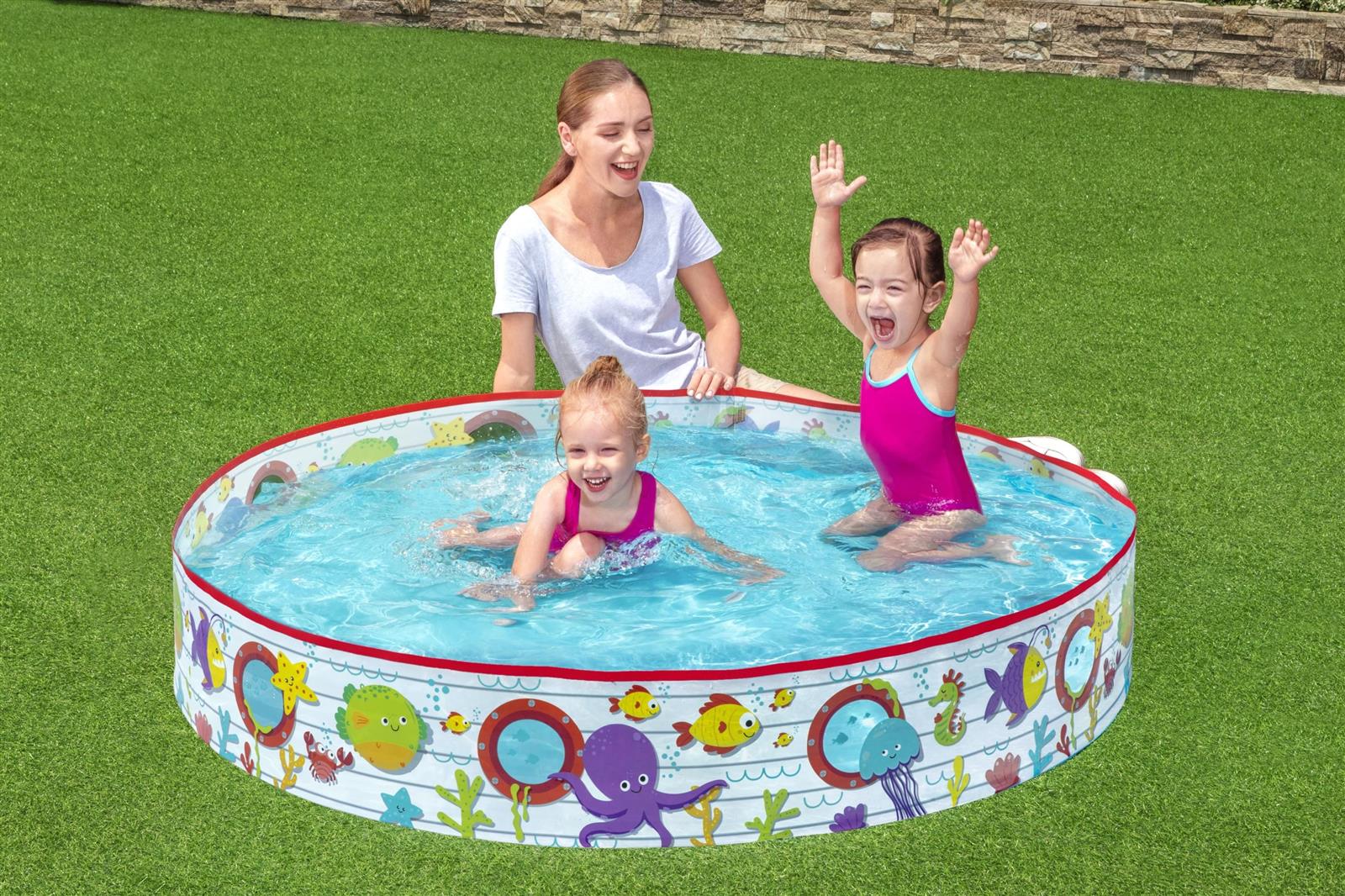 Fill 'N Fun Planschbecken Unterwasserwelt Ø 152 x 25 cm