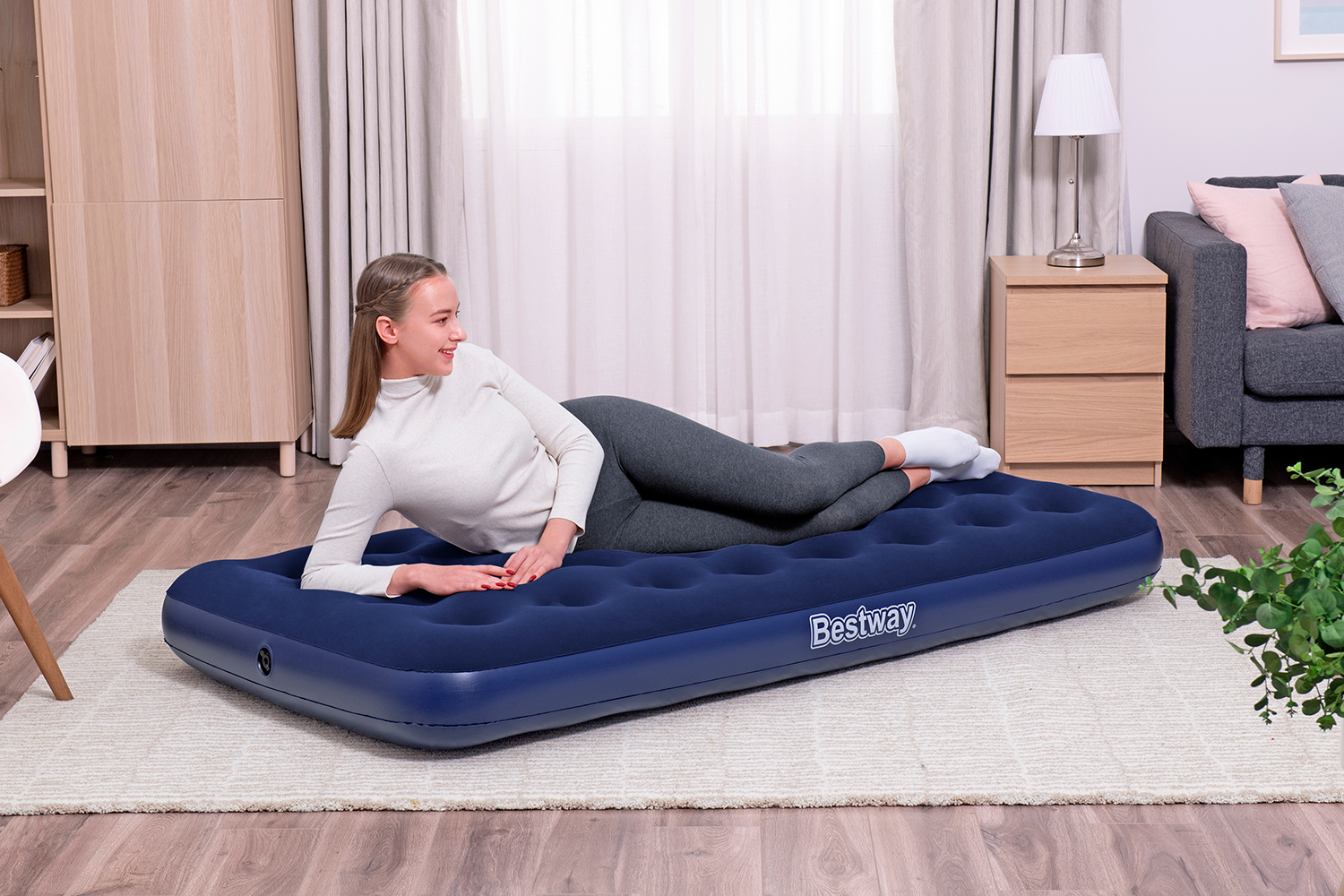 Single Luftbett Blue Horizon Single 188 x 99 x 22 cm Single Luftbett Blue Horizon Single 188 x 99 x 22 cm