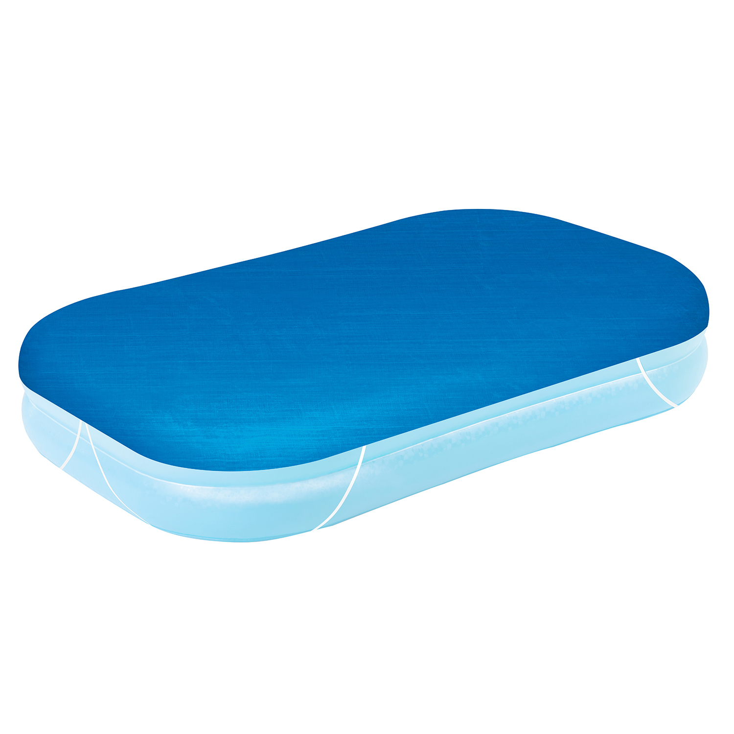 PE Abdeckplane passend für 262 x 175 cm Family Pools, blau, eckig