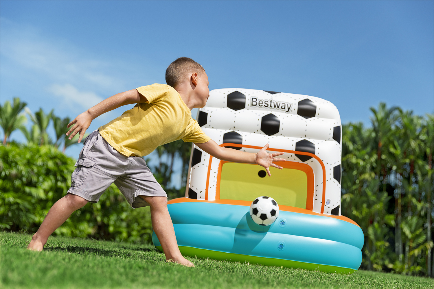 3-in-1-Bällebad Kick 'n Swish™ 120 x 107 x 84 cm