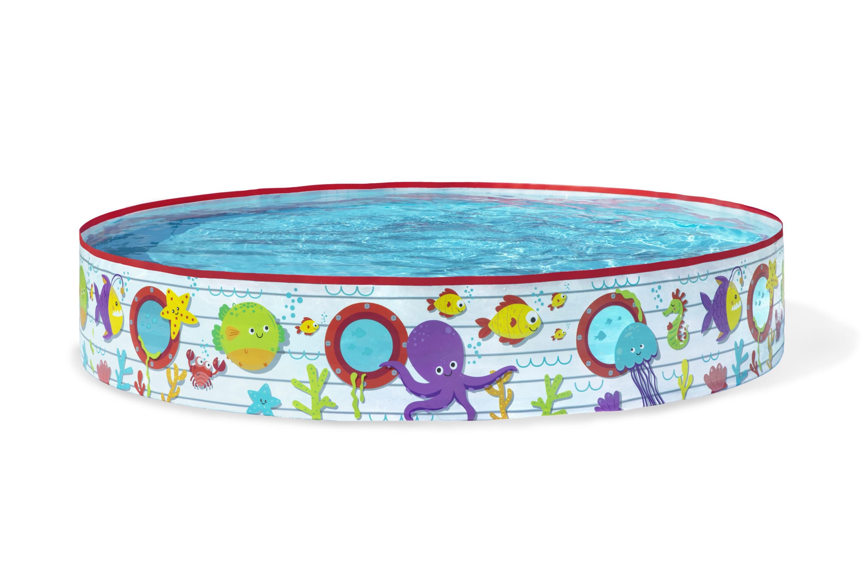 Fill 'N Fun Planschbecken Unterwasserwelt Ø 152 x 25 cm