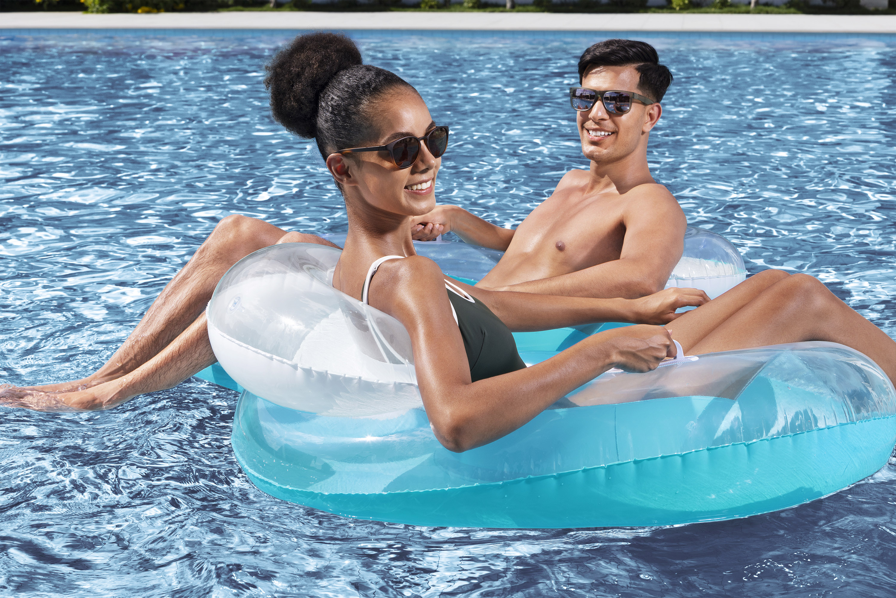 2 Personen Schwimmring Cool Comfort™ mit Rückenlehne 171 x 104 x 47 cm