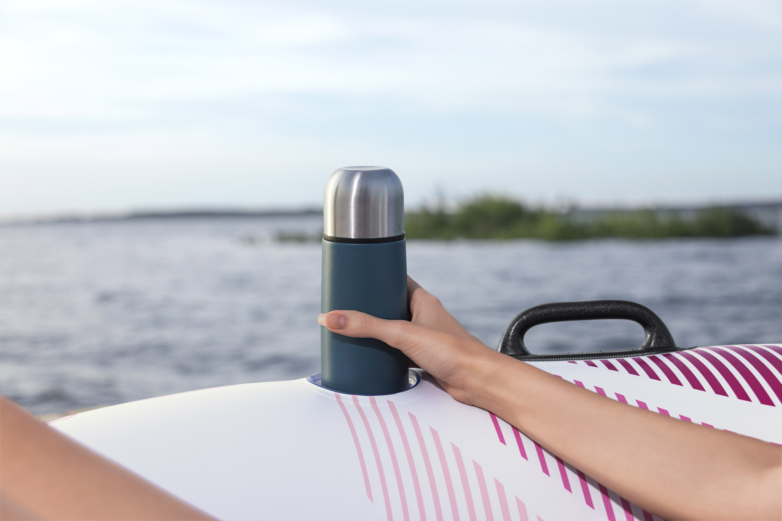 Hydro Force® Schwimmring Pink Rapid Rider™ mit Rückenlehne Ø 135 cm