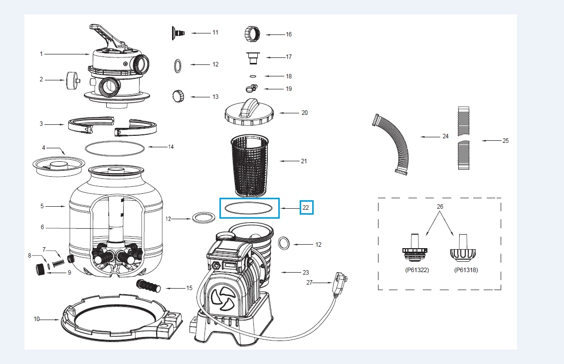 Bestway® Spare Part Strainer gasket for Flowclear™ sand filter unit (exept 2.006 / 3.028 l/h) Bestway® Spare Part Strainer gasket for Flowclear™ sand filter unit (exept 2.006 / 3.028 l/h)