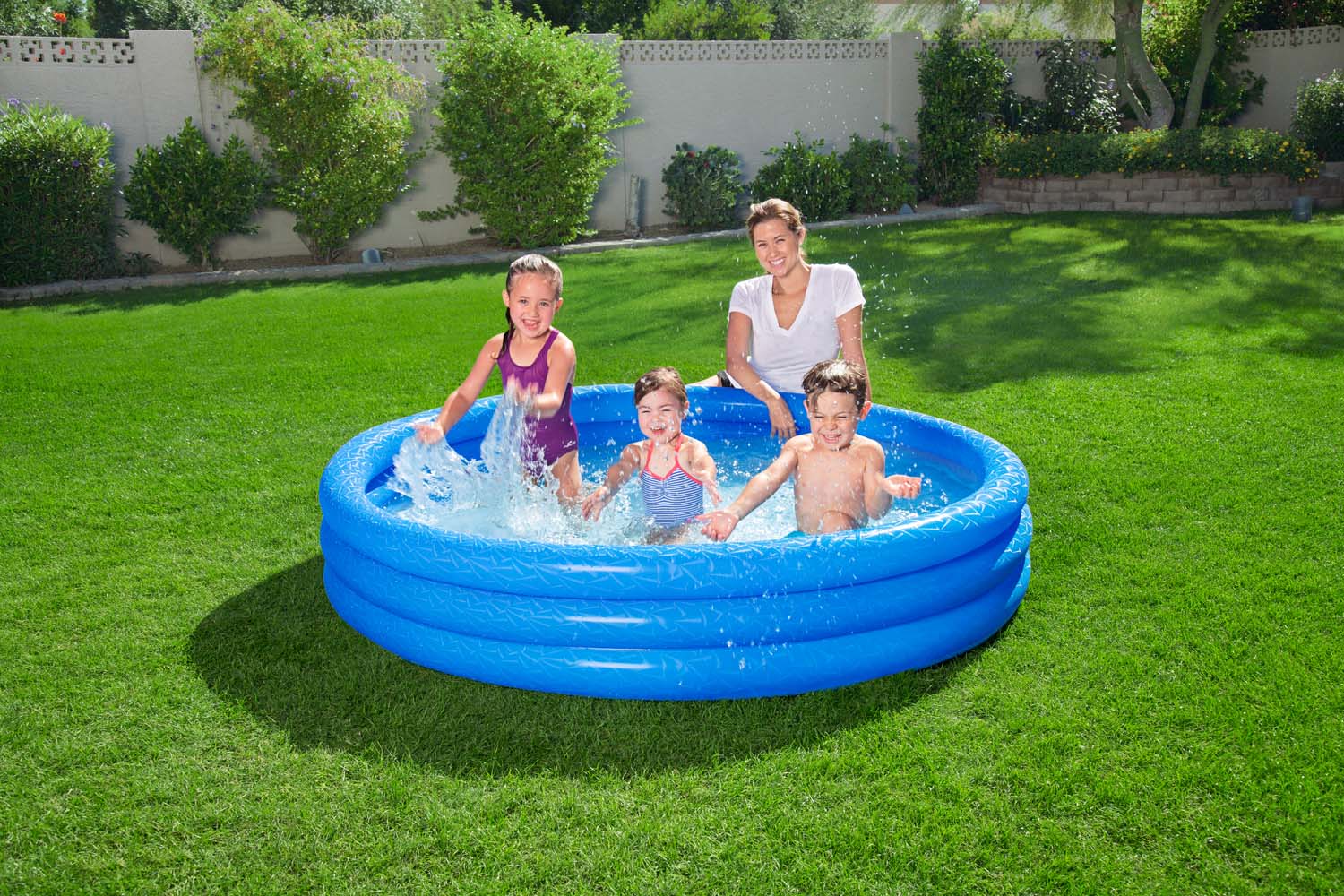 Planschbecken Splash 'N Smile™ Ø 183 x 33 cm, sortiert