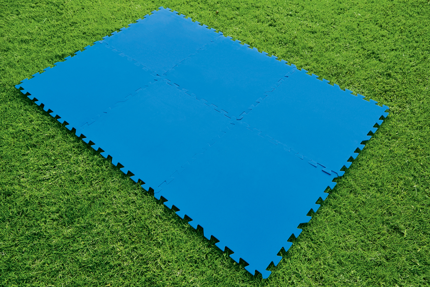 Pool-Bodenschutzfliesen Set 9 Stück á 50 x 50 cm, blau