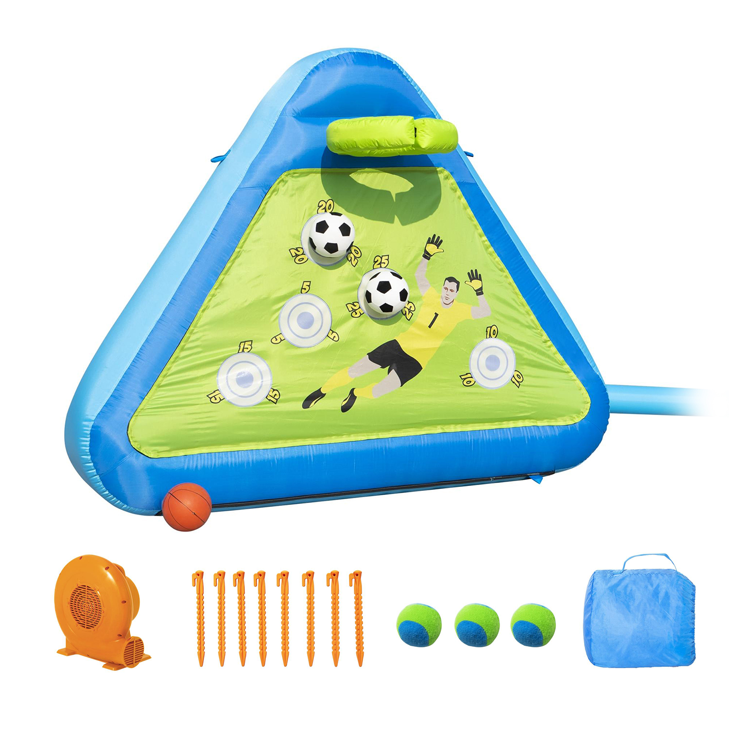 Bestway® 7'5" x 39" x 6'1"/2.25m x 1.0m x 1.85m Triple Play Sports Board