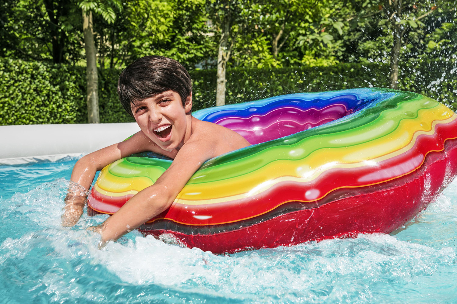 Schwimmring Rainbow Ribbon™ Ø 106 x 27 cm