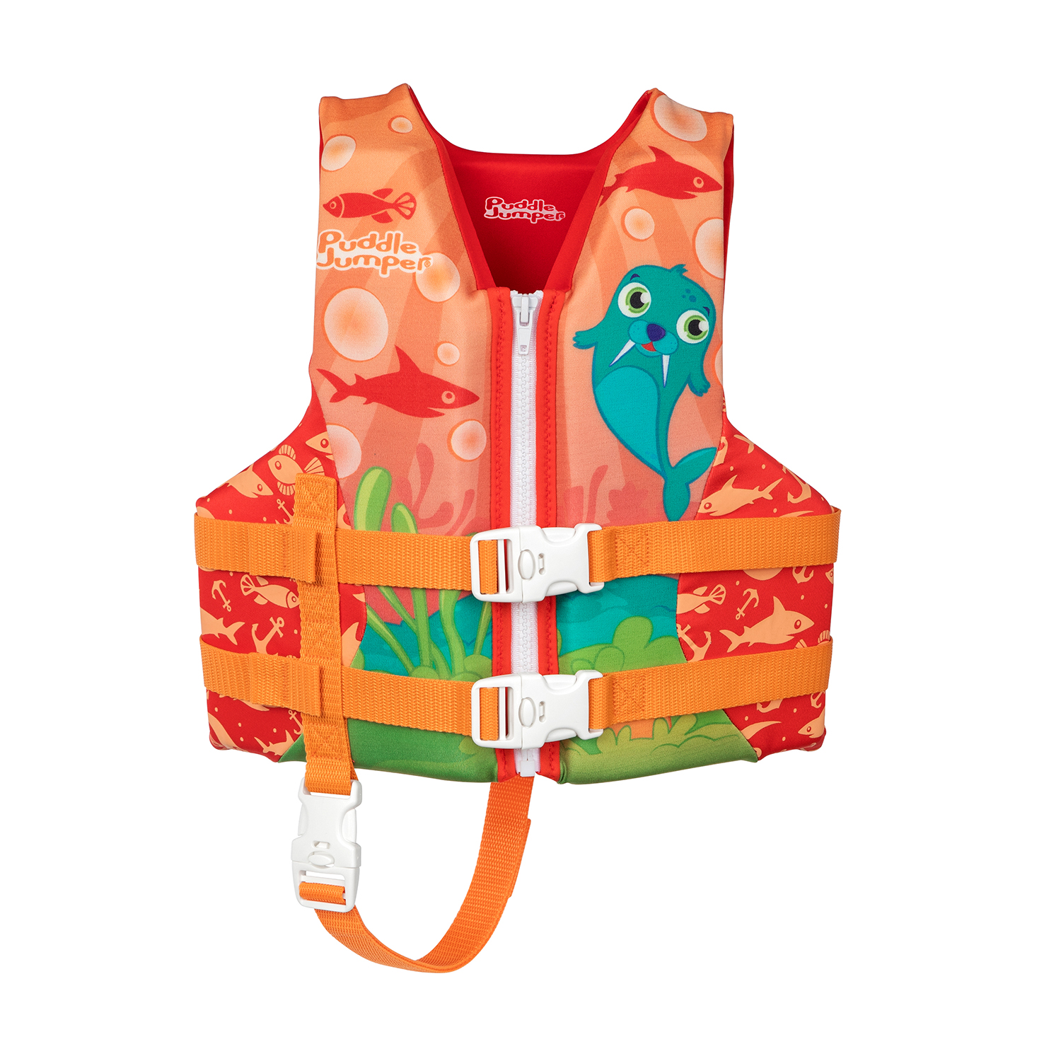 Puddle Jumper® Schwimmweste Kleines Walross mit Textilbezug, 3-6 Jahre