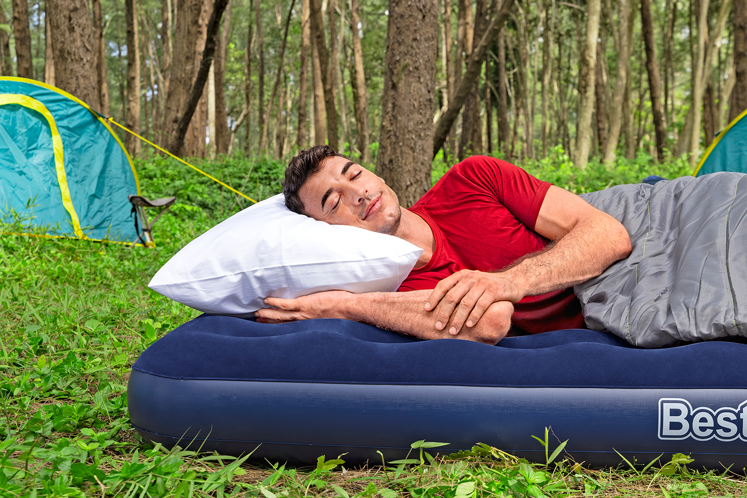 Single Luftbett Blue Horizon Single 188 x 99 x 22 cm Single Luftbett Blue Horizon Single 188 x 99 x 22 cm