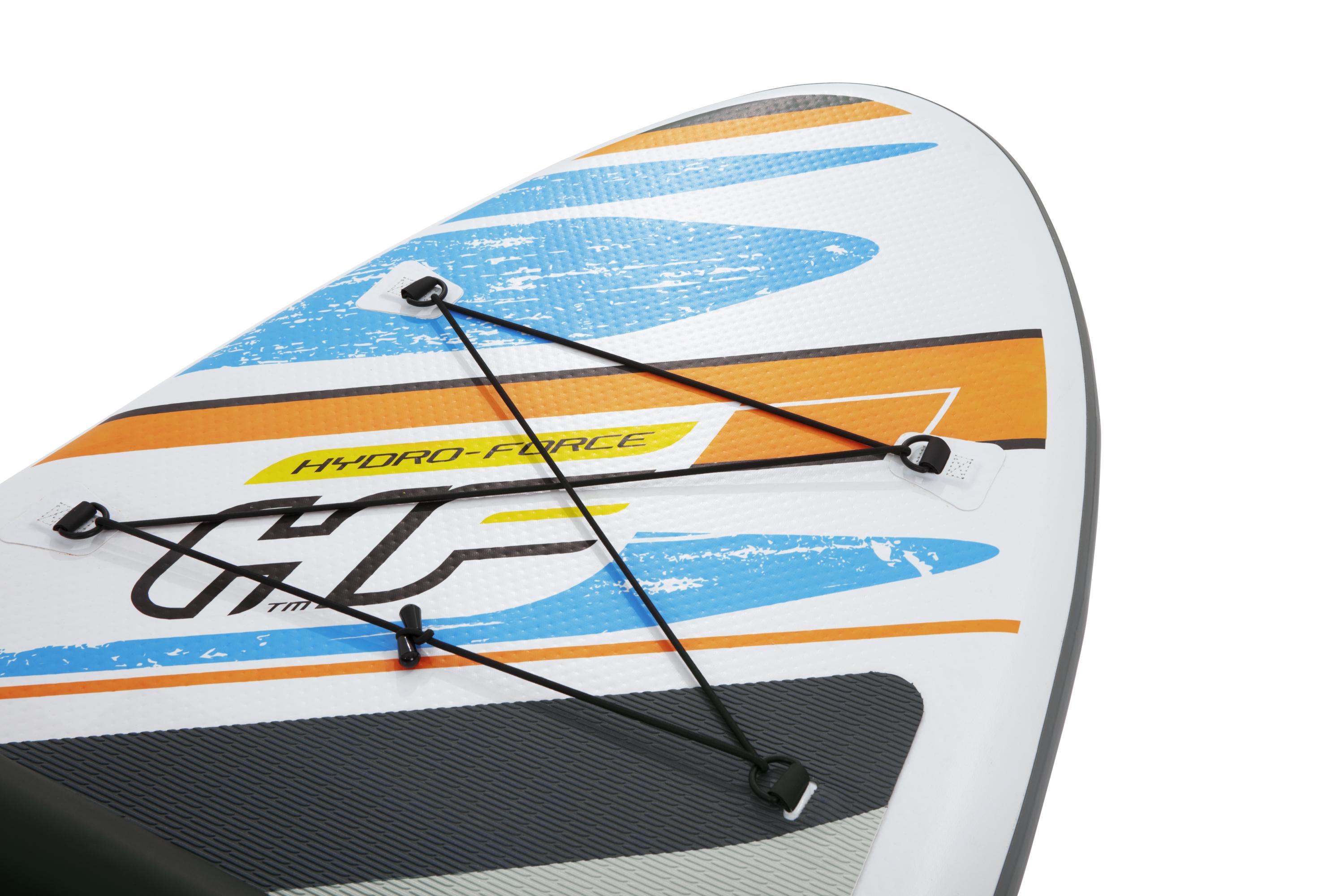Hydro-Force™ SUP Allround Board-Set White Cap mit Sitz 305 x 84 x 12 cm
