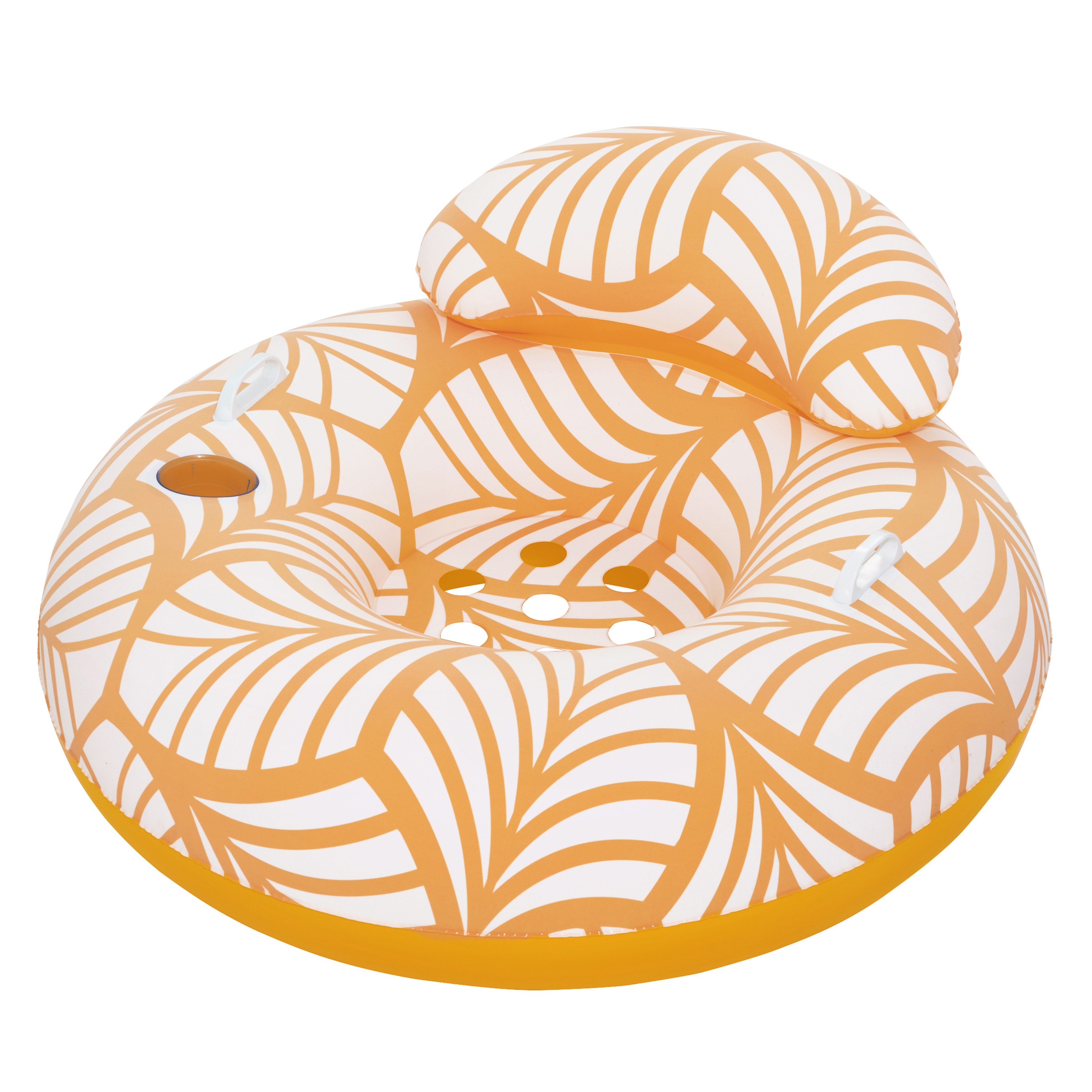 Schwimmring mit Textiloberfläche & Kopfstütze Ø 104 x 48 cm