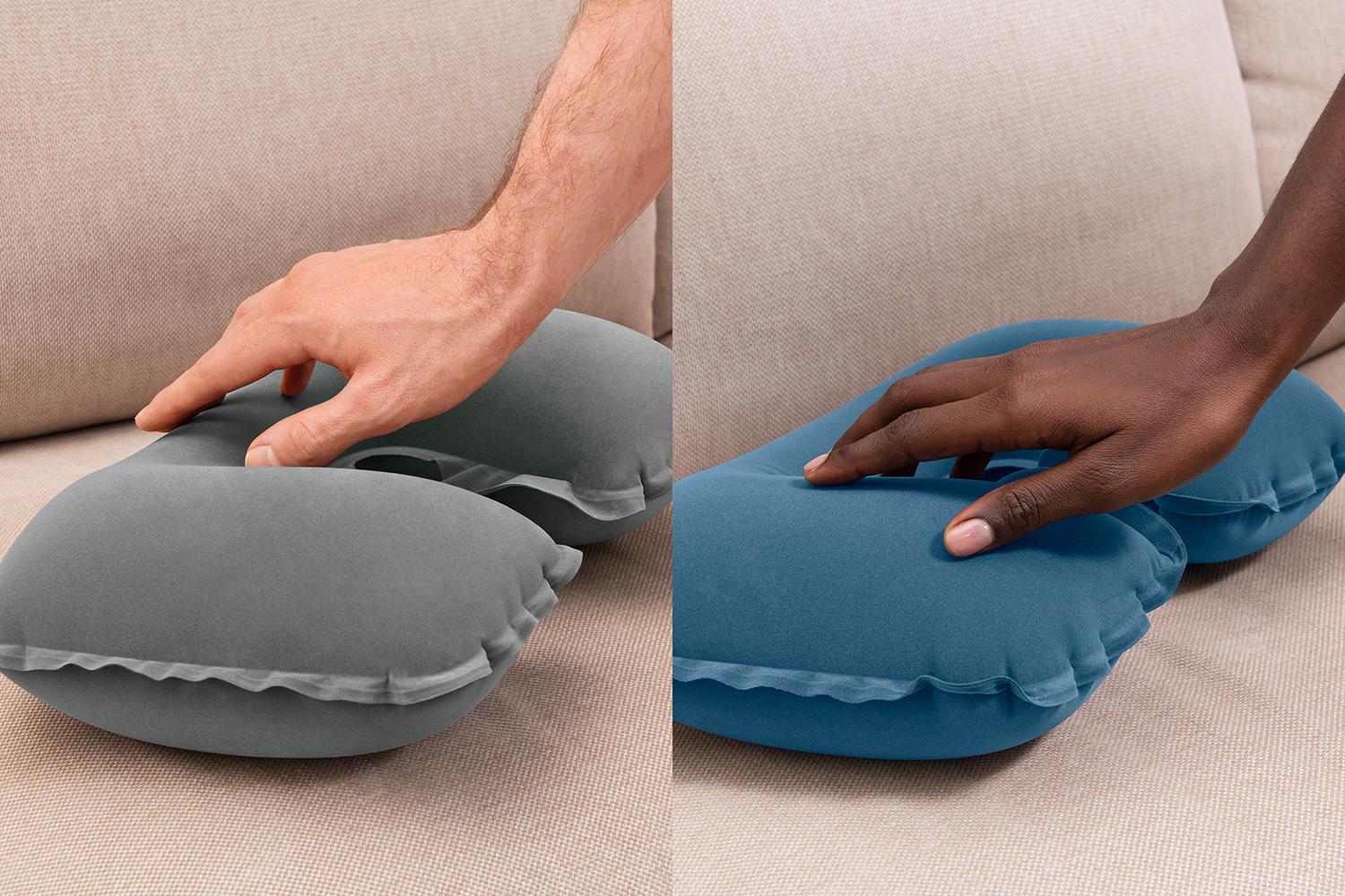 Bestway® Reise Nackenkissen 37 x 24 x 10 cm, sortiert