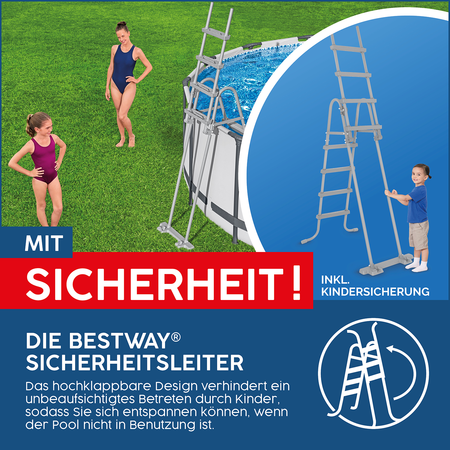 Sicherheitsleiter 122 cm