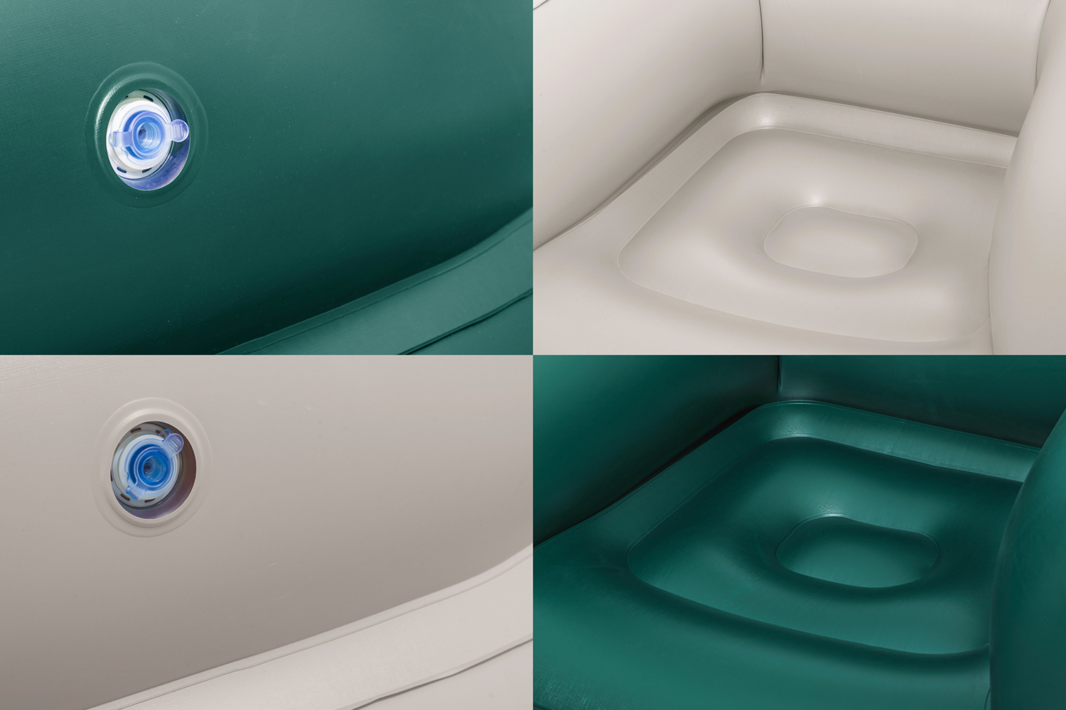 Luftsessel Comfi Cuber™ mit Fußhocker 107 x 99 x 80 cm, sortiert