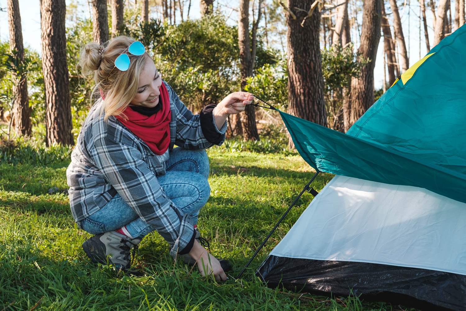 4-Personen-Zelt Active Ridge 4 310 x 240 x 130 cm 