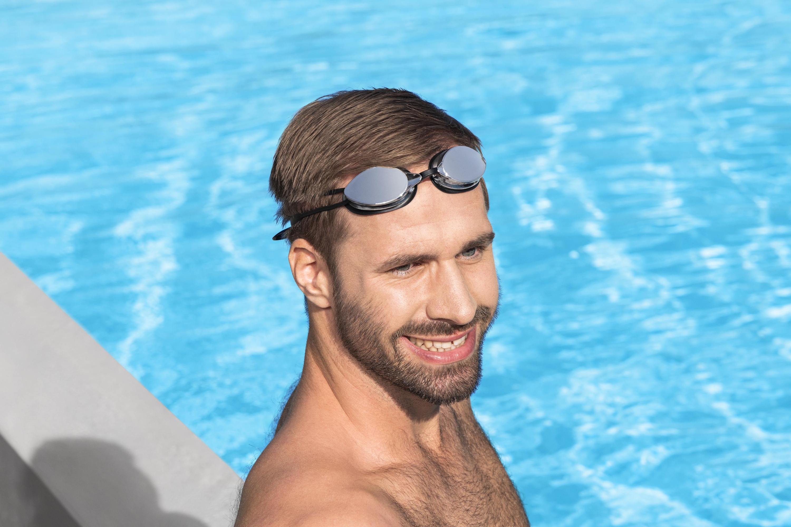 Elite Blast Pro™ Schwimmbrille ab 14 Jahren, Schwarz