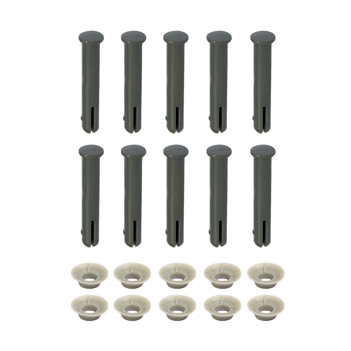 Bestway® Spare Part Pin and gasket set (grey / 10 each) for various Steel Pro MAX™ pools, round
