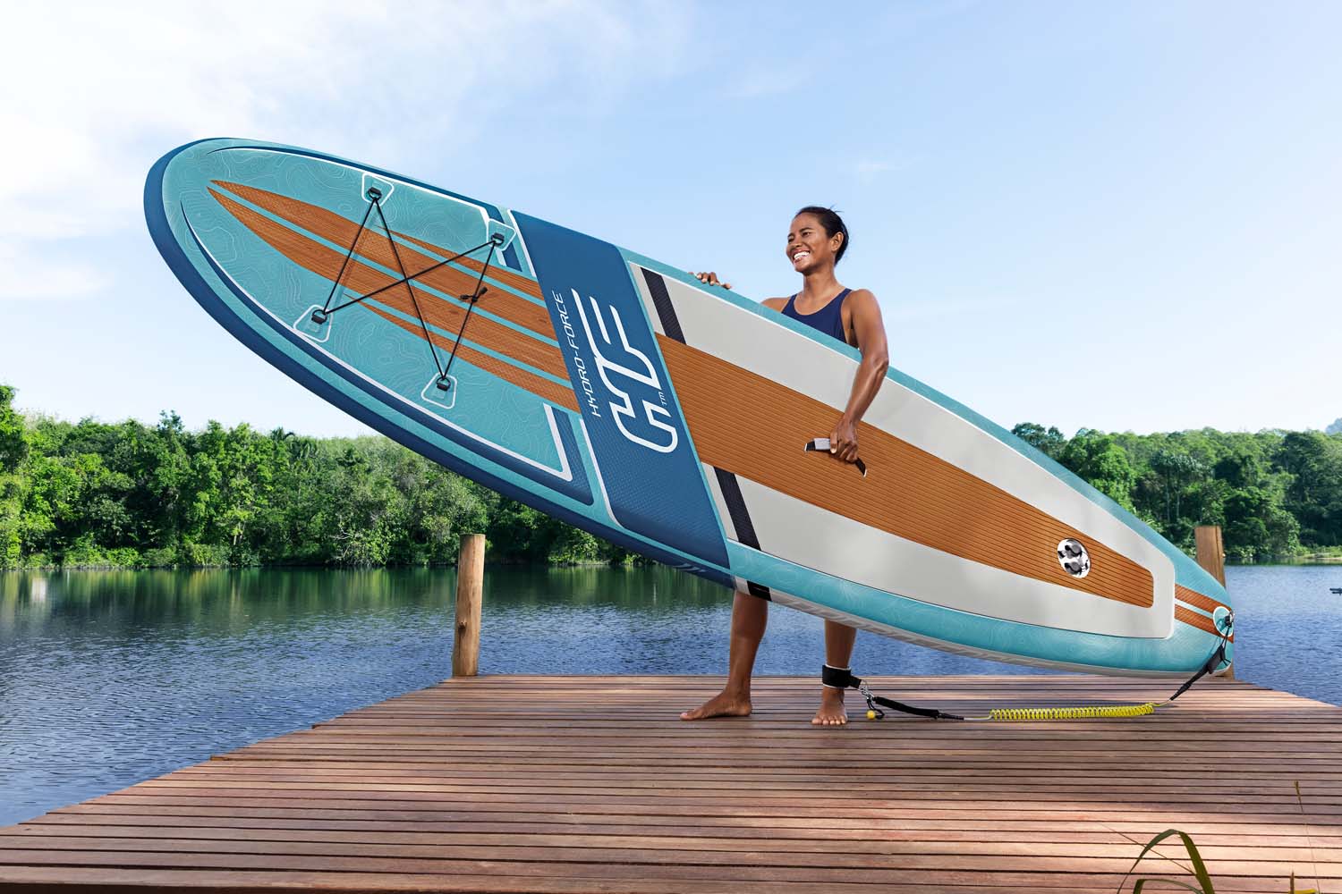 Hydro-Force™ SUP Touring Board-Set Aqua Drifter™ Compactair™ 335 x 84 x 15 cm