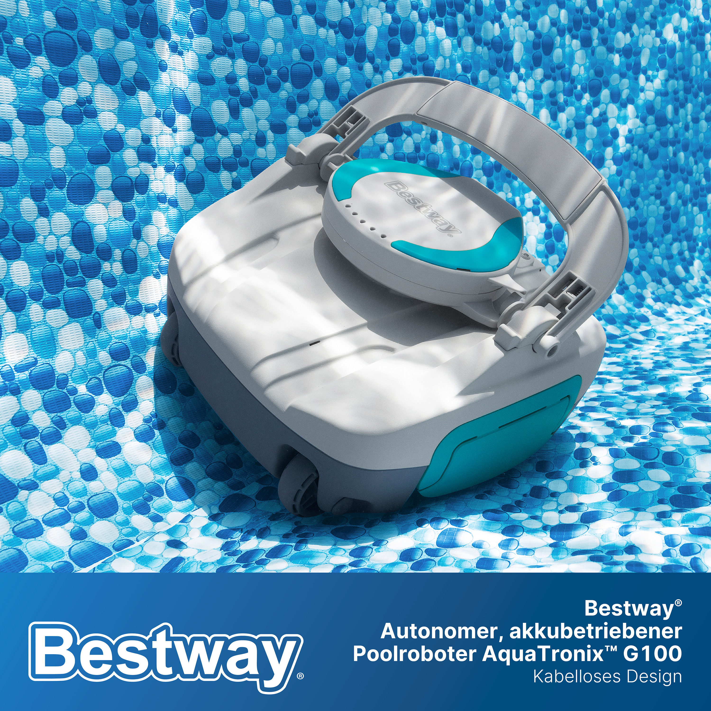 Autonomer, akkubetriebener Poolroboter AquaTronix™ G100